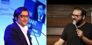 Video : ਕਾਮੇਡੀਅਨ ਕੁਨਾਲ ਕਾਮਰਾ ਨੇ ਹਵਾਈ ਜਹਾਜ਼ ‘ਚ ਪੱਤਰਕਾਰ ਅਰਨਬ ਨੂੰ ਕਿਹਾ ਬੁਜ਼ਦਿਲ, ਅਰਨਬ ਚੁੱਪ