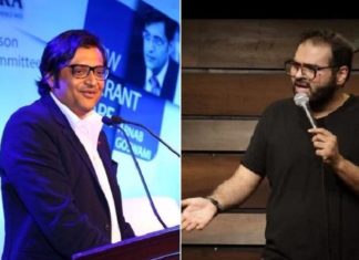 Video : ਕਾਮੇਡੀਅਨ ਕੁਨਾਲ ਕਾਮਰਾ ਨੇ ਹਵਾਈ ਜਹਾਜ਼ ‘ਚ ਪੱਤਰਕਾਰ ਅਰਨਬ ਨੂੰ ਕਿਹਾ ਬੁਜ਼ਦਿਲ, ਅਰਨਬ ਚੁੱਪ