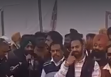 ਵਿਧਾਇਕ ਰਜਿੰਦਰ ਬੇਰੀ ਨੇ ਕਾਂਗਰੇਸੀ ਆਗੂਆਂ ਨਾਲ ਰਾਮਾਮੰਡੀ ਚੌਕ ਨੇੜੇ ਨੇਸ਼ਨਲ ਹਾਈਵੇ ਅਥਾਰਿਟੀ ਖਿਲਾਫ ਲਗਾਇਆ ਧਰਨਾ