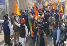 ਅਕਾਲੀ-ਭਾਜਪਾ ਨੇਤਾਵਾਂ ਨੇ ਕੱਢਿਆ ਸਰਕਾਰ ਦੇ ਖਿਲਾਫ ਰੋਸ਼ ਮਾਰਚ
