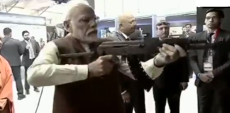 ਡਿਫੈਂਸ ਐਕਸਪੋ-2020: ਪ੍ਰਧਾਨਮੰਤਰੀ ਮੋਦੀ ਨੇ ਚਲਾਈ ਵਰਚੁਅਲ ਰਾਈਫਲ