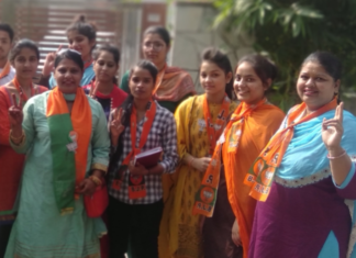 ਨਿਰਭਯਾ ਦੇ ਕਾਤਲਾਂ ਨੂੰ ਫਾਂਸੀ ਦੇਣ ‘ਤੇ ਮਹਿਲਾ ਮੋਰਚਾ ਨੇ ਮਨਾਇਆ ਵਿਜੈ ਦਿਵਸ