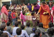 ਸਰਕਾਰੀ ਪ੍ਰਾਇਮਰੀ ਸਕੂਲ ਆਬਾਦਪੁਰਾ ਵਿੱਚ ਕੈਪਟਨ ਅਮਰਿੰਦਰ ਸਿੰਘ ਦਾ ਜਨਮਦਿਨ ਮਨਾਇਆ