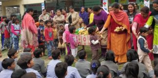 ਸਰਕਾਰੀ ਪ੍ਰਾਇਮਰੀ ਸਕੂਲ ਆਬਾਦਪੁਰਾ ਵਿੱਚ ਕੈਪਟਨ ਅਮਰਿੰਦਰ ਸਿੰਘ ਦਾ ਜਨਮਦਿਨ ਮਨਾਇਆ