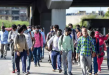 ਦਿੱਲੀ ਤੋਂ ਘਰ ਜਾ ਰਹੇ ਵਿਅਕਤੀ ਦੀ 200 ਕਿੱਲੋਮੀਟਰ ਪੈਦਲ ਚੱਲਣ ਕਾਰਨ ਹੋਈ ਮੌਤ