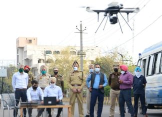 ਜਲੰਧਰ ‘ਚ ਕਰਫਿਊ ਦੇ ਨਿਯਮਾਂ ਦੀ ਉਲੰਘਣਾ ਕਰਨ ਵਾਲਿਆਂ ‘ਤੇ ਨਜ਼ਰ ਰੱਖੇਗੀ ਤੀਸਰੀ ਅੱਖ, ਯੂ.ਏ.ਵੀਜ਼ ਤਾਇਨਾਤ