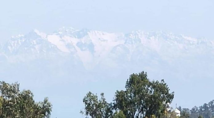 ਜਲੰਧਰ ਦੇ ਘਰਾਂ ਦੀਆਂ ਛੱਤਾਂ ਤੋਂ ਹਿਮਾਚਲ ਦੇ ਪਹਾੜਾਂ ਦਾ ਨਜ਼ਾਰਾ