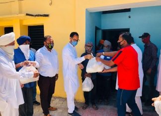 ਵਿਧਾਇਕ ਪਵਨ ਟੀਨੂੰ ਨੇ ਪਿੰਡ ਬਿਆਸ ‘ਚ ਵੰਡਿਆ ਰਾਸ਼ਨ