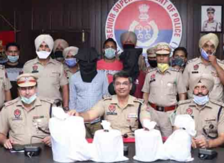 ਜਲੰਧਰ ਦਿਹਾਤ ਪੁਲਿਸ ਨੇ 18 ਕਿਲੋ ਅਫੀਮ ਸਣੇ ਦੋ ਤਸਕਰ ਕੀਤੇ ਗ੍ਰਿਫਤਾਰ