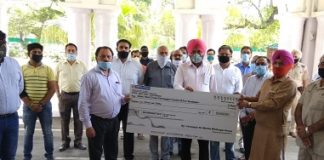 ਵਟਸਐਪ ਗਰੁੱਪ ”ਫਿਰੋਜ਼ਪੁਰ ਦਾ ਮਾਮਲਾ” ਨੇ ਵੈਂਟੀਲੇਟਰਾਂ ਲਈ 5 ਲੱਖ ਰੁਪਏ ਕੀਤੇ ਦਾਨ