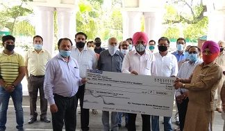 ਵਟਸਐਪ ਗਰੁੱਪ ”ਫਿਰੋਜ਼ਪੁਰ ਦਾ ਮਾਮਲਾ” ਨੇ ਵੈਂਟੀਲੇਟਰਾਂ ਲਈ 5 ਲੱਖ ਰੁਪਏ ਕੀਤੇ ਦਾਨ