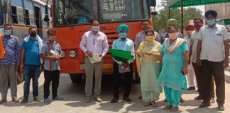 ਫਰੀਦਕੋਟ ਤੋਂ 200 ਪ੍ਰਵਾਸੀ ਮਜ਼ਦੂਰ ਆਪਣੇ ਪਿੰਡਾਂ ਨੂੰ ਹੋਏ ਰਵਾਨਾ