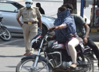 ਲੌਕਡਾਊਨ ‘ਚ ਗੁਆਂਢਣ ਨੂੰ ਮੋਟਰਸਾਈਕਲ ਸਿਖਾਉਣਾ ਪਿਆ ਮਹਿੰਗਾ, 3500 ਦਾ ਹੋਇਆ ਚਲਾਨ