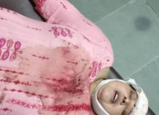 जालंधर- न्यू गौतम नगर के गिफ्ट सेंटर में महिला के साथ गुंडागर्दी, तेजधार हथियार से सिर पर वार कर महिला को किया जख्मी