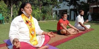 कपूरथला में पतंजलि समिति की ओर से लगाया योग प्रशिक्षण शिविर