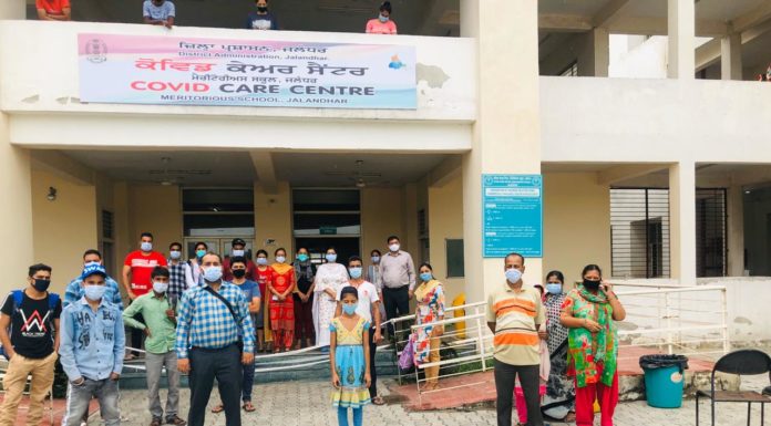 ਜਲੰਧਰ – 69 ਹੋਰ ਕੋਰੋਨਾ ਮਰੀਜ਼ ਹੋਏ ਠੀਕ, ਕੋਵਿਡ ਕੇਅਰ ਸੈਂਟਰ, ਸਿਵਲ ਹਸਪਤਾਲ ਅਤੇ ਹੋਮ Isolation ਤੋਂ ਮਿਲੀ ਛੁੱਟੀ