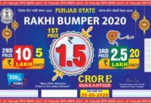 ਵੱਡੀ ਖਬਰ – ਵਿਸਾਖੀ ਬੰਪਰ-2020 ਦੀਆਂ ਵਿਕੀਆਂ ਟਿਕਟਾਂ ਦੇ ਖਰੀਦਾਰਾਂ ਨੂੰ ਪੈਸੇ ਵਾਪਿਸ ਕਰੇਗੀ ਪੰਜਾਬ ਸਰਕਾਰ, ਰਾਖੀ ਬੰਪਰ-2020 ਦੀਆਂ ਟਿਕਟਾਂ ਦੀ ਵਿਕਰੀ ਸ਼ੁਰੂ