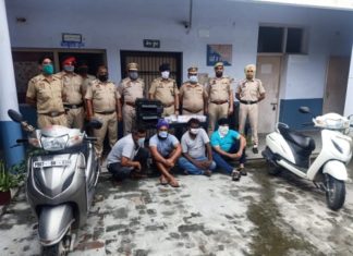 ਜਾਅਲੀ ਕਰੰਸੀ ਤਿਆਰ ਕਰਨ ਵਾਲੇ 4 ਕਾਬੂ, 5,93,600 ਰੁਪਏ ਦੇ ਨਕਲੀ ਨੋਟ ਬਰਾਮਦ