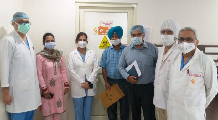 ਜਲੰਧਰ ‘ਚ ਪ੍ਰਾਈਵੇਟ ਲੈਬਾਂ ‘ਚ ਰੋਜ਼ਾਨਾ ਹੋਵੇਗੀ ਜਾਂਚ, R.T.P.C.R. ਰਾਹੀਂ ਕੋਵਿਡ ਟੈਸਟ ਲਈ 2400 ਰੁਪਏ ਅਤੇ ਰੈਪਿਡ ਐਂਟੀਜ਼ਨ ਕੋਵਿਡ ਟੈਸਟ ਕਿੱਟ ਰਾਹੀਂ ਟੈਸਟ ਲਈ 1000 ਰੁਪਏ ਨਿਰਧਾਰਿਤ