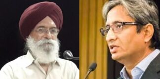 ਸੁਰਜੀਤ ਪਾਤਰ ਨੇ NDTV ਦੇ ਪੱਤਰਕਾਰ ਰਵੀਸ਼ ਕੁਮਾਰ ਦੇ ਨਾਂਅ ਲਿਖੀ ਨਜ਼ਮ