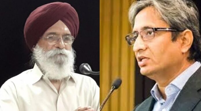 ਸੁਰਜੀਤ ਪਾਤਰ ਨੇ NDTV ਦੇ ਪੱਤਰਕਾਰ ਰਵੀਸ਼ ਕੁਮਾਰ ਦੇ ਨਾਂਅ ਲਿਖੀ ਨਜ਼ਮ