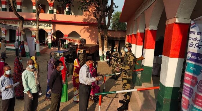 ਬਿਹਾਰ ਚੋਣਾਂ 2020 : ਪਹਿਲੇ ਪੜਾਅ ਲਈ 71 ਸੀਟਾਂ ‘ਤੇ ਵੋਟਿੰਗ ਜਾਰੀ