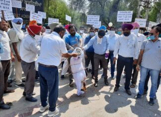 ਸਿੱਖਿਆ ਵਿਭਾਗ ਨੇ ਅਧਿਆਪਕਾਂ ਦੀ ਲਾਈ ਕਲਾਸ, ਟੀਚਰਾਂ ਨੇ ਕੀਤਾ ਪ੍ਰਦਰਸ਼ਨ