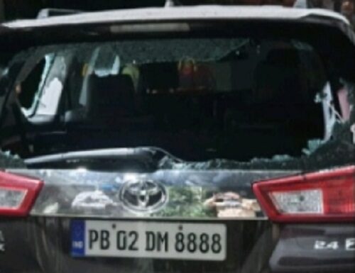 ਬੀਜੇਪੀ ਦੇ ਪੰਜਾਬ ਪ੍ਰਧਾਨ ‘ਤੇ ਹਮਲਾ, ਗੱਡੀ ਦਾ ਸ਼ੀਸ਼ਾ ਤੋੜ੍ਹਿਆ