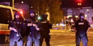 ਆਸਟਰੀਆਂ ‘ਚ ਅੱਤਵਾਦੀ ਹਮਲਾ, 6 ਥਾਵਾਂ ‘ਤੇ ਅੰਨ੍ਹੇਵਾਹ ਫਾਇਰਿੰਗ