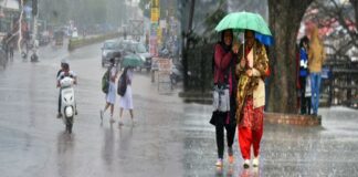 ਪੰਜਾਬ ਦੇ ਕਈ ਜ਼ਿਲ੍ਹਿਆ ‘ਚ ਮੀਂਹ ਪੈਣ ਨਾਲ ਵਧੀ ਠੰਢ, ਆਉਣ ਵਾਲੇ ਦਿਨਾਂ ‘ਚ ਧੁੰਦ ਪੈਣ ਦੀ ਸੰਭਾਵਨਾ