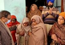Commissioner Patiala Division and DC Patiala Visit Deceased Farmers Families