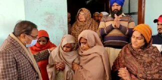Commissioner Patiala Division and DC Patiala Visit Deceased Farmers Families