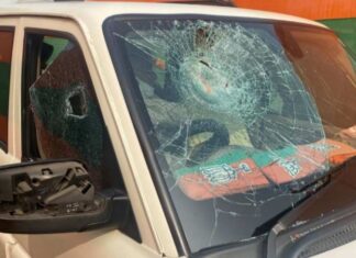 ਬੀਜੇਪੀ ਪ੍ਰਧਾਨ ਜੇਪੀ ਨੱਡਾ ਦੇ ਕਾਫਲੇ ‘ਤੇ ਹਮਲਾ