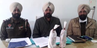 ਪਾਕਿਸਤਾਨੀ ਸਮੱਗਲਰਾਂ ਵਲੋਂ ਸੁੱਟੀ 3 ਕਰੋੜ ਦੀ ਹੈਰੋਇਨ ਬਰਾਮਦ