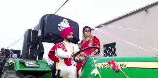 ਲਾੜੇ ਨਾਲ ਪੂਰੀ ਬਰਾਤ ਆਈ ਟ੍ਰੈਕਟਰ ‘ਤੇ, ਡੋਲੀ ਵੀ ਗਈ ਟ੍ਰੈਕਟਰ ‘ਤੇ