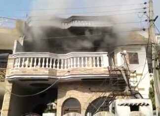 ਦਿਲਬਾਗ ਨਗਰ ਦੇ ਘਰ ਵਿੱਚ ਚੱਲ ਰਹੀ ਫੈਕਟਰੀ ਨੂੰ ਲੱਗੀ ਭਿਆਨਕ ਅੱਗ