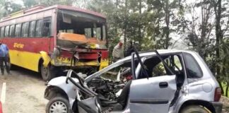 ਹੁਸ਼ਿਆਰਪੁਰ ‘ਚ ਬੱਸ ਤੇ ਕਾਰ ਦੀ ਟੱਕਰ, ਬੱਚੇ ਸਮੇਤ ਇਕੋ ਪਰਿਵਾਰ ਦੇ ਚਾਰ ਦੀ ਮੌਤ