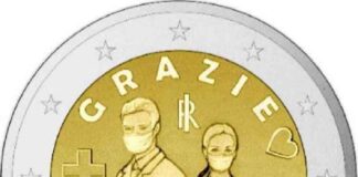 ਇਟਲੀ ਸਰਕਾਰ ਨੇ ਸਿਹਤ ਵਰਕਰਾਂ ਨੂੰ ਸਮਰਪਿਤ 2 ਯੂਰੋ ਦਾ ਸਪੈਸ਼ਲ ਸਿੱਕਾ ਕੀਤਾ ਜਾਰੀ