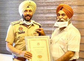 ਡੀਐਸਪੀ ਸਰਬਜੀਤ ਰਾਏ ਦਾ ਡੀਜੀਪੀ ਸਪੈਸ਼ਲ ਡਿਸਕ ਨਾਲ ਸਨਮਾਨ, ਕੋਵਿਡ ਦੌਰਾਨ ਸ਼ਾਨਦਾਰ ਸੇਵਾਵਾਂ ਨਿਭਾਉਣ ਲਈ ਆਈਜੀ ਨੇ ਕੀਤਾ ਸਨਮਾਨਿਤ