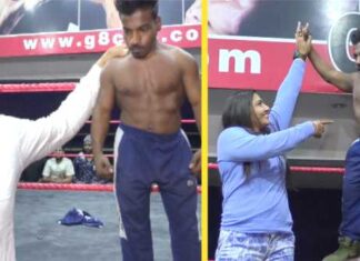 ਚੱਲਦੀ ਇੰਟਰਵਿੱਊ ਵਿੱਚ ਖਲੀ ਸਾਹਮਣੇ ਪਹੁੰਚਿਆ ਸਾਢੇ ਤਿੰਨ ਫੁੱਟ ਦਾ ਬਾਡੀ ਬਿਲਡਰ, ਪਤੰਦਰ ਕਹਿੰਦਾ ਰੈਸਲਿੰਗ ਸਿੱਖਣੀ; ਵੇਖੋ ਫਿਰ ਕੀ-ਕੀ ਹੋਇਆ