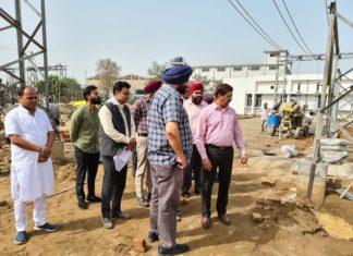 ਡਿਸਟ੍ਰੀਬਿਸ਼ਨ ਅਫਸਰ ਆਉਣ ਵਾਲੇ ਝੋਨੇ ਦੇ ਸੀਜ਼ਨ ਵਿੱਚ ਵਧੀਆ ਬਿਜਲੀ ਸਪਲਾਈ ਲਈ ਵਧੀਆ ਯਤਨ ਅਤੇ ਨਤੀਜੇ ਅਧਾਰਤ ਪ੍ਰਬੰਧ ਕਰਨ : ਇੰਜ: ਡੀ. ਪੀ.ਐੱਸ. ਗਰੇਵਾਲ