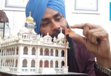 ਅੰਮ੍ਰਿਤਸਰ ਦੇ ਪੇਪਰ ਆਰਟਿਸਟ ਨੇ 400 ਸਾਲਾ ਪ੍ਰਕਾਸ਼ ਦਿਹਾੜੇ ਨੂੰ ਸਮਰਪਿਤ ‘ਗੁਰੂ ਦਾ ਮਹਿਲ’ ਬਣਾਇਆ