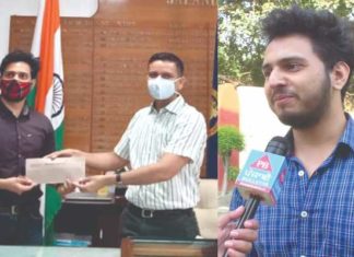 ਕੋਰੋਨਾ ਟੈਸਟ ਦੇ ਵਾਧੂ ਪੈਸੇ ਲੈਣ ਵਾਲੇ ਟੈਗੋਰ ਹਸਪਤਾਲ ਅਤੇ ਅਤੁਲਯ ਲੈਬ ਦਾ ਸਟਿੰਗ ਕਰਨ ਵਾਲੇ ਪੱਤਰਕਾਰ ਦਾ ਡੀਸੀ ਨੇ 25 ਹਜ਼ਾਰ ਨਾਲ ਕੀਤਾ ਸਨਮਾਨ