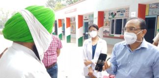 ਪਿੰਡਾਂ ‘ਚ 100 ਫੀਸਦੀ ਵੈਕਸੀਨੇਸ਼ਨ ਕਰਵਾਉਣ ਵਾਲੀ ਪੰਚਾਇਤ ਨੂੰ ‘ਪਿੰਡ ਬਚਾਓ ਮੁਹਿੰਮ’ ਤਹਿਤ ਸਨਮਾਨਤ ਕੀਤਾ ਜਾਵੇਗਾ – ਚੰਦਰ ਗੈਂਦ