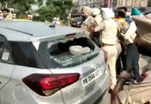 ਬਟਾਲਾ ਪਹੁੰਚੇ ਭਾਜਪਾ ਦੇ ਵਾਈਸ ਪ੍ਰਧਾਨ ਨੂੰ ਕਿਸਾਨਾਂ ਨੇ ਘੇਰਿਆ, ਕਾਰ ਦਾ ਸ਼ੀਸ਼ਾ ਤੋੜਿਆ