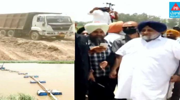 ਸੁਖਬੀਰ ਬਾਦਲ ਨੇ ਨਾਜਾਇਜ਼ ਮਾਈਨਿੰਗ ‘ਤੇ ਮਾਰੀ Live ਰੇਡ, ਪਈਆਂ ਭਾਜੜਾਂ