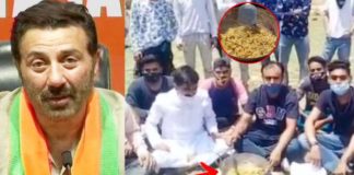 ਸੰਨੀ ਦਿਓਲ ਦੇ ਘਰ ਦੇ ਬਾਹਰ ਯੂਥ ਕਾਂਗਰਸ ਨੇ ਪਾਣੀ ‘ਚ ਪਕੌੜੇ ਤਲੇ