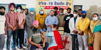 ਯੂਥ ਕਾਂਗਰਸ ਦਿਹਾਤੀ ਵਲੋਂ ਲਗਾਇਆ ਵੈਕਸੀਨੇਸ਼ਨ ਕੈਂਪ, 250 ਨੂੰ ਲੱਗੇ ਕੋਰੋਨਾ ਟੀਕੇ