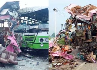 ਸਿੱਧੂ ਦੇ ਤਾਜਪੋਸ਼ੀ ਸਮਾਗਮ ‘ਚ ਜਾ ਰਹੀ ਬੱਸ ਹਾਦਸੇ ਦੀ ਸ਼ਿਕਾਰ, 5 ਮੌਤਾਂ, 50 ਜ਼ਖ਼ਮੀ, ਥੋੜ੍ਹੀ ਦੇਰ ‘ਚ ਸਿੱਧੂ ਜਾਣਗੇ ਜ਼ਖਮੀਆਂ ਦਾ ਪਤਾ ਲੈਣ