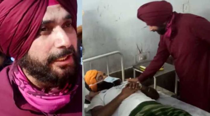 ਮੋਗਾ ਜਾ ਕੇ ਨਵਜੋਤ ਸਿੱਧੂ ਨੇ ਪੁੱਛਿਆ ਸੜਕ ਹਾਦਸੇ ‘ਚ ਜ਼ਖਮੀਆਂ ਦਾ ਹਾਲ, ਪੰਜਾਬ ਸਰਕਾਰ ਦੇਵੇਗੀ 5-5 ਲੱਖ ਰੁਪਏ